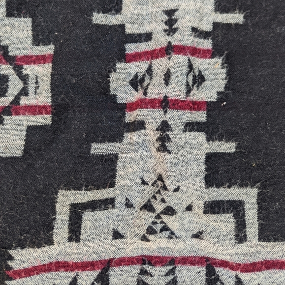 Aztec Style Falsa Blanket Scarf XL Long Scarf Shawl One Size Women's Accessory - Picture 9 of 10